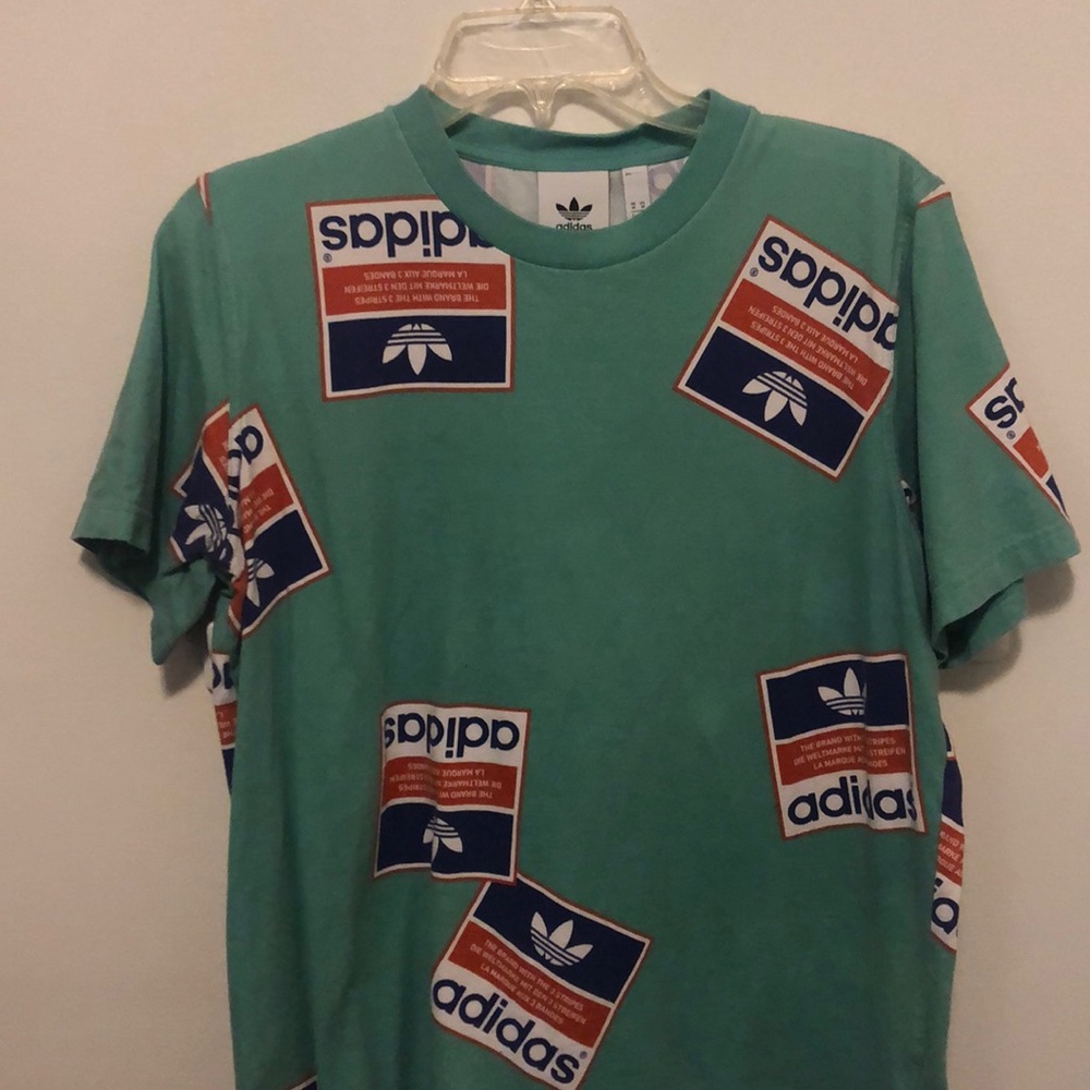 Teal Adidas T-shirt